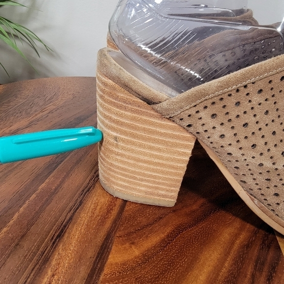 Rebels Western Heeled Booties Mules Slip on Size 8 - Picture 9 of 17